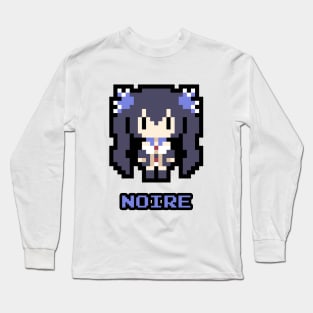 Hyperdimension Neptunia Pixel Art Noire Long Sleeve T-Shirt